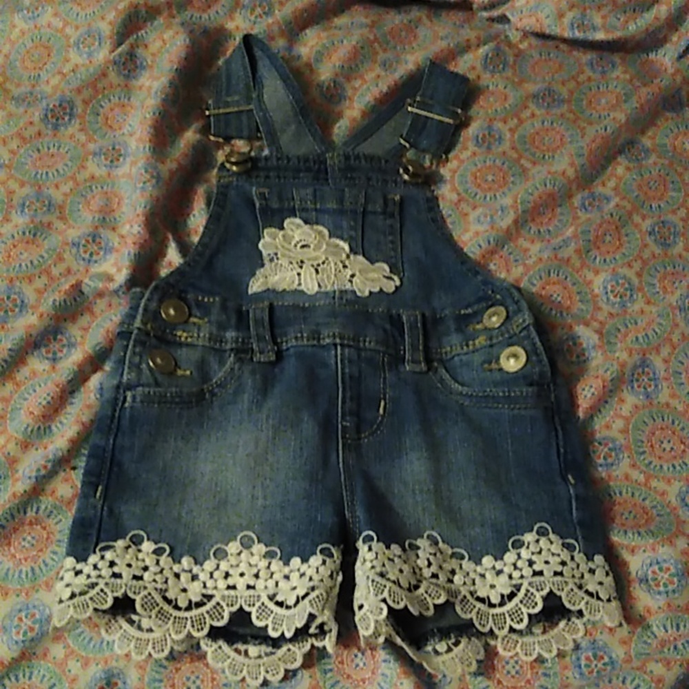 Lacy Jean Overalls Shorts